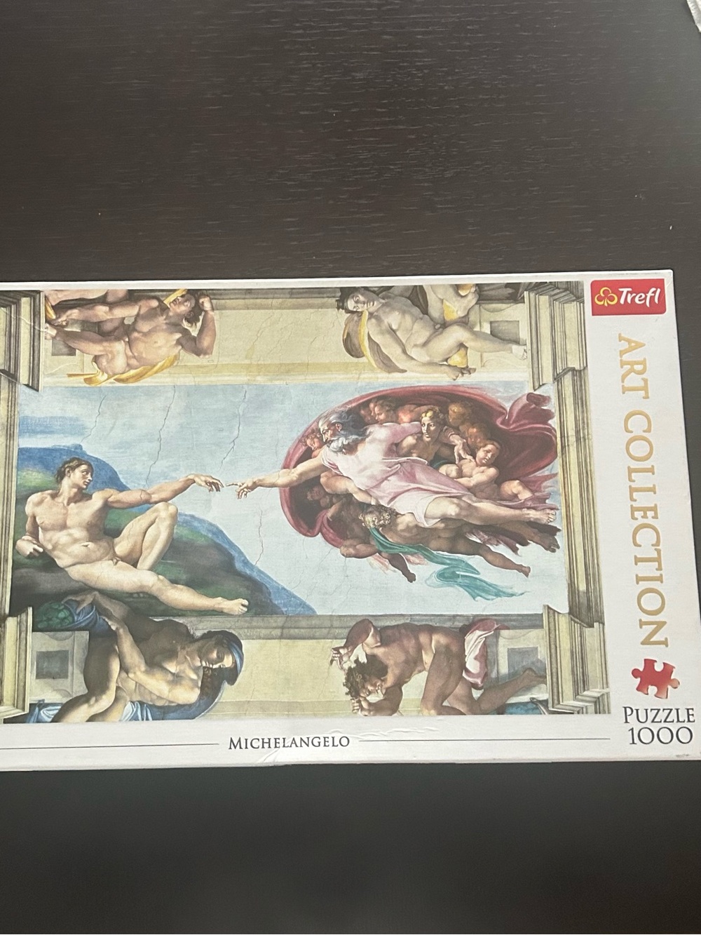 Trefl Art Collection Michelangelo The Creation of Adam 1000 Pc Puzzle